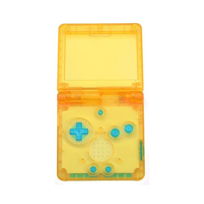 YuXi For GameBoy Advance SP Classic clear Limited Edition Replacement Housing Shell for GBA SP Housing Case Cover: Clear Dark Yellow