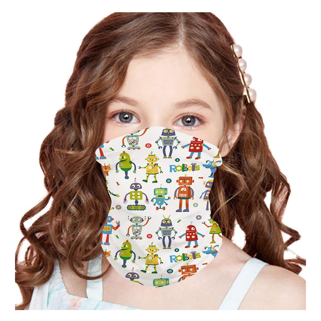 Enfants enfants garçons filles écharpe magique Bandanas cou guêtre Tube dessin animé impression chapeaux extérieur visage couverture foulards bandeau