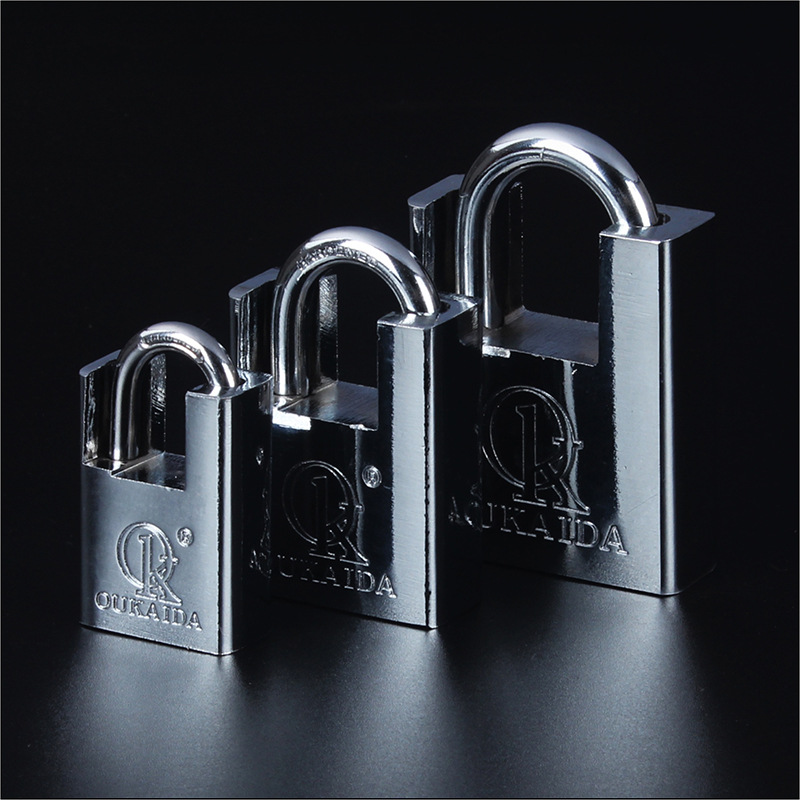 Door padlock, anti-theft padlock, open padlock anti-theft combination lock door locks key lock box