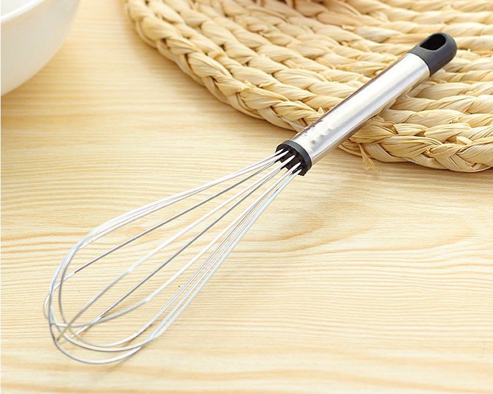 Handgreep Klop Rvs Mixer Ballon Eiklopper Gereedschappen Eiklopper Bakken Gebak Gereedschappen Coil Whisk Melk Blender Keuken Tool #30