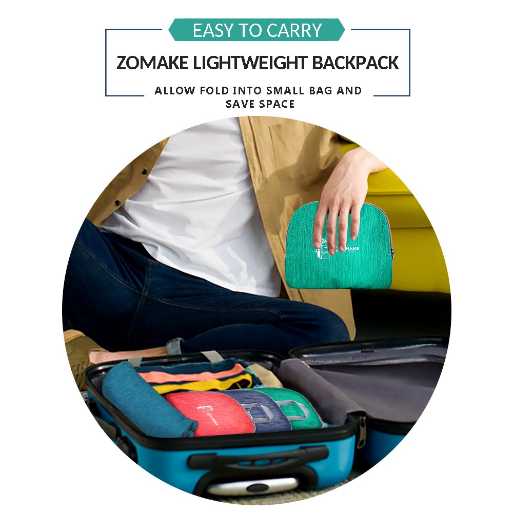 40l Folding Hiking Backpack Waterproof Men Rucksack mountaineering Laptop Travel Backpack Weekender Ultralight Backpack Camping