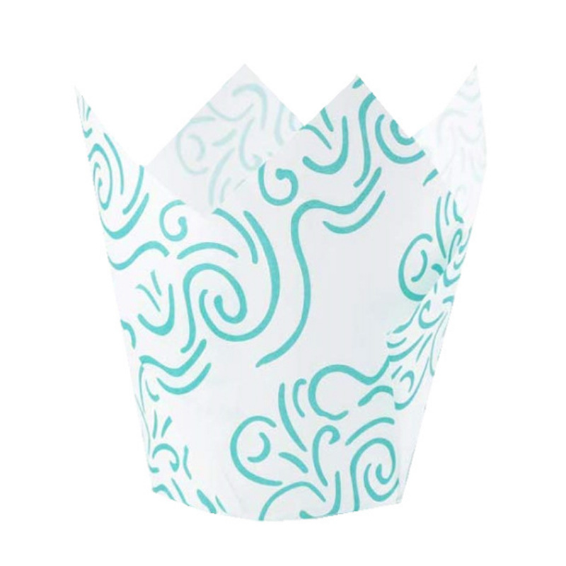 50 Stk/partij Muffin Cupcake Liner Wrapper Papier Cake Cups Mold Chocolade Cupcake Papier Cup Bakken Tools Baby Verjaardagsfeestje Supplies: H