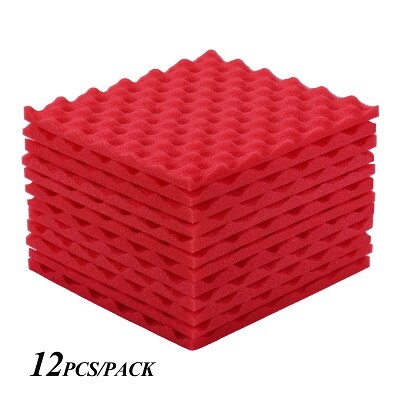 12 Pack Studio Akustische Schäume Tafeln Klang Isolierung Schaum 30*30 cm/12 * 12in Musik Teile: verrotten