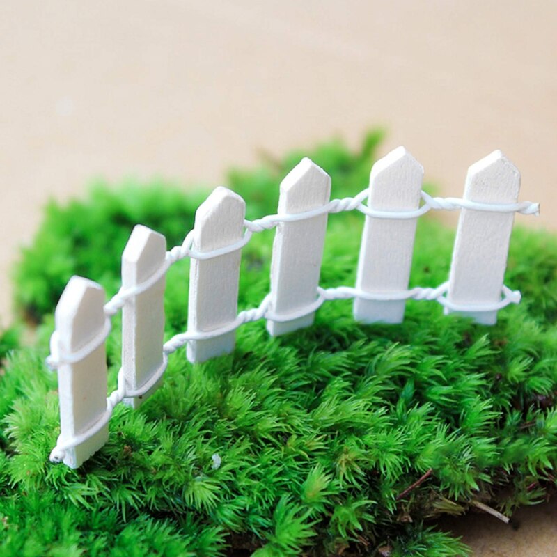 Mini vallas de madera para jardín en miniatura, accesorio pequeño de madera de 50lb, 3 piezas, 90x5cm, ideal para Micro paisajismo