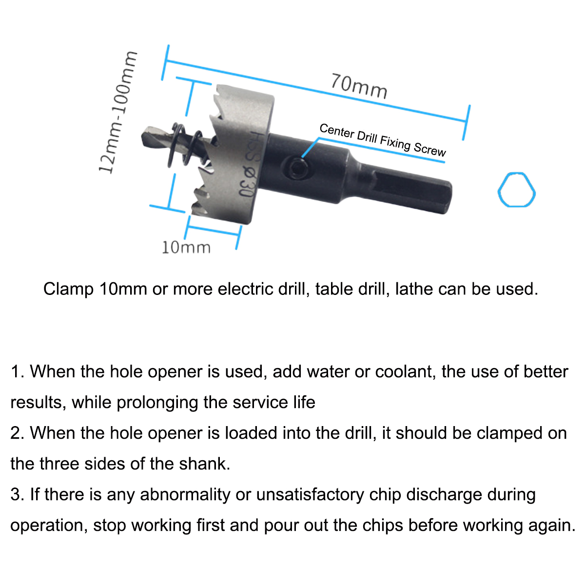 HSS Drill Bit Set 12-120mm Holesaw Hole Saw Cutter Drilling Kit Hand Tool For Stainless Steel Wood Metal Alloy Cutting Tip Drill