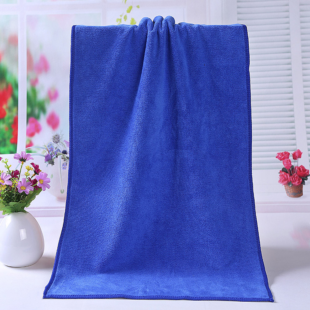 Bamboe Washandje Microfiber Basten 1Pc Baden Handdoek Douche Absorberende Microfiber Zachte Comfortabele Badhanddoek