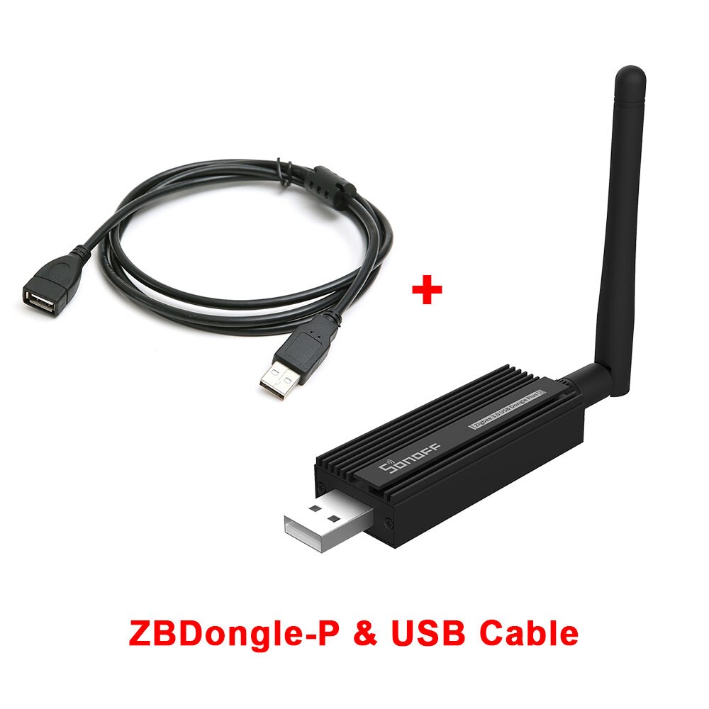 SONOFF ZBDongle Zigbee 3.0 USB Gateway ZBDongle Plus Universal via ZHA or Zigbee2MQTT Support ZBMINIL2 SNZB Sensor eWeLink APP: Bundle3