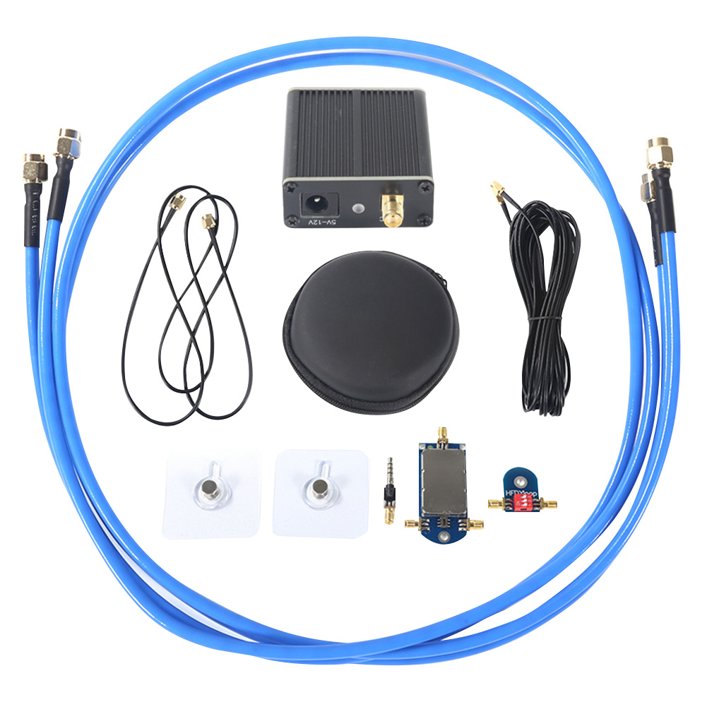 Active Small Magnetic Loop Antenna Wideband 50K-500MHz Broadband Receiving Antenna 17dB HF Short Wave AM FM VHF UHF SDR