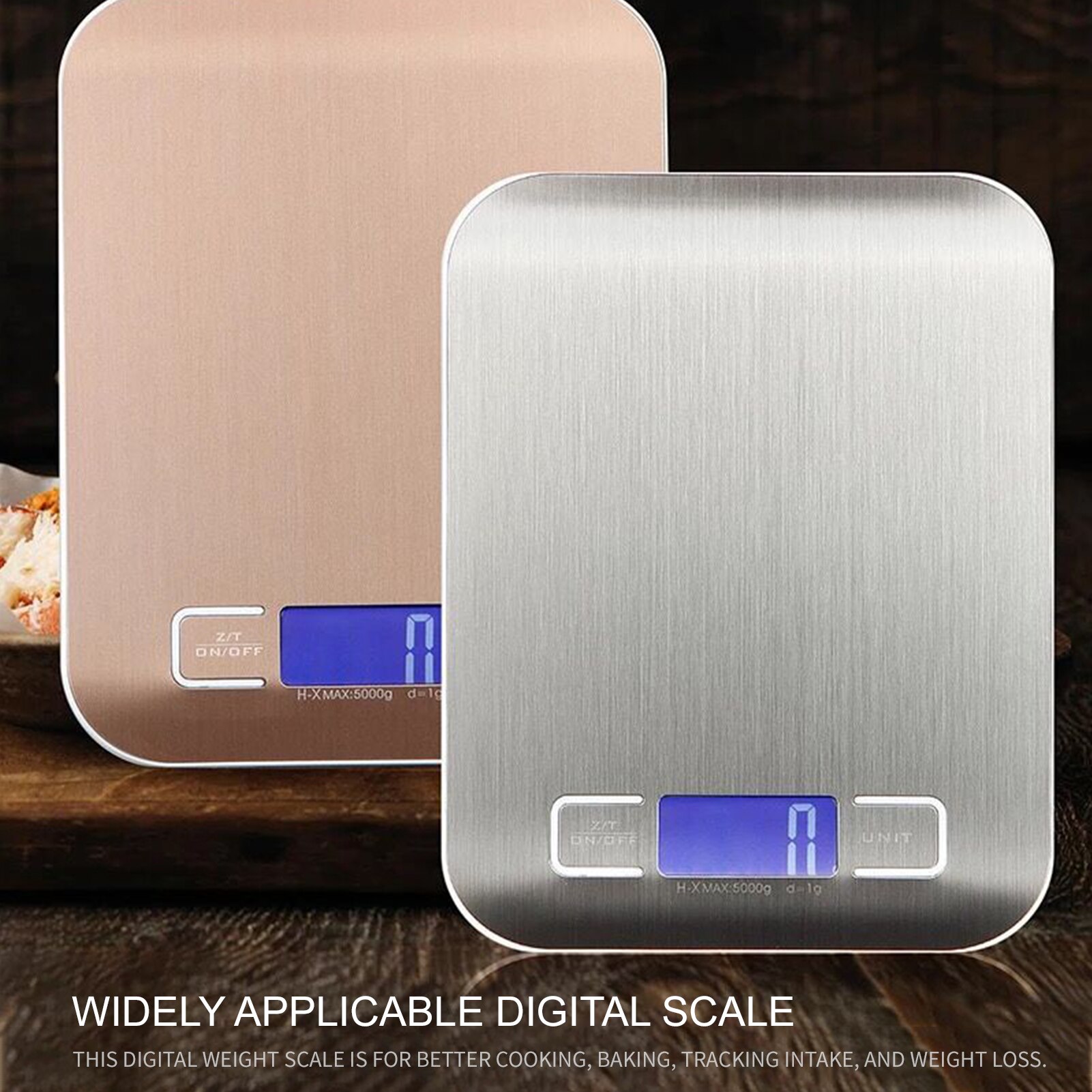Kitchen Scale Digital LCD Food Scale Weight KG G oz ml lb kitchen accessories Stainless Steel Portable Food Scale 1g Precise