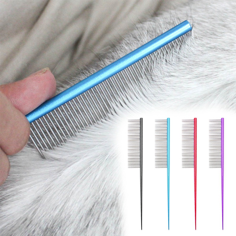 Professionele Hond Kam Rvs Grooming Kam Hond Kat Haar Schoonheid Schoonmaken Kam Voor Honden Pet Grooming Supplies