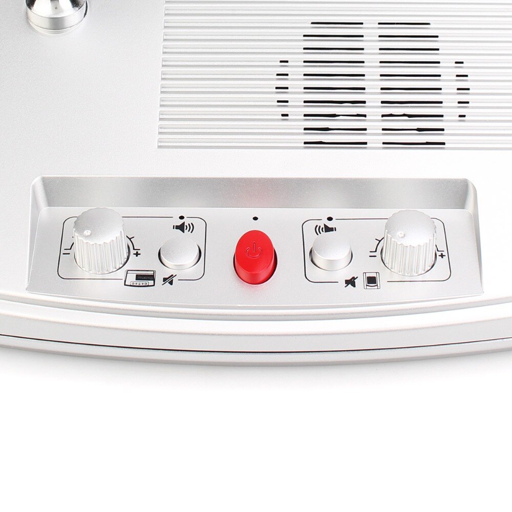 Retekess TW101 3W Venster Intercom Systeem Speaker Bank Office Station Twee Weg Intercommunication Microfoon Met Anti-diefstal Glas