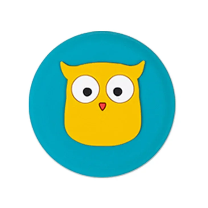 2 Stuks Muur Protector Deurklink Bumper Guard Stopper Anti-Slip Sticker Zelfklevende Rubber Leuke Dier Deur Crash pad Stopt