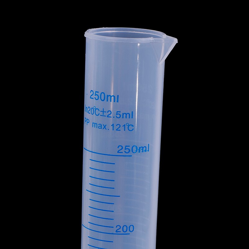 250ml Measuring Cylinder Blue Scale Acid And Alkali Resistant Measuring Cylinder