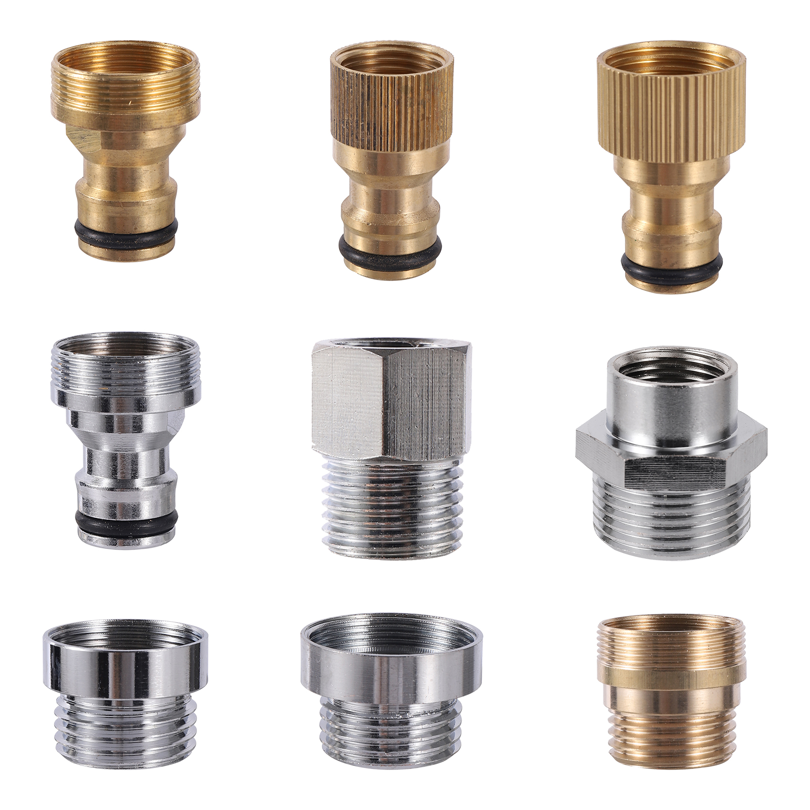 Wasserhahn adapter 1/2 ''3/4'' bis m18 m22 m24 Gewinde anschluss Wasserhahn kupplung Wasserhahn verbindung für Garten bewässerung