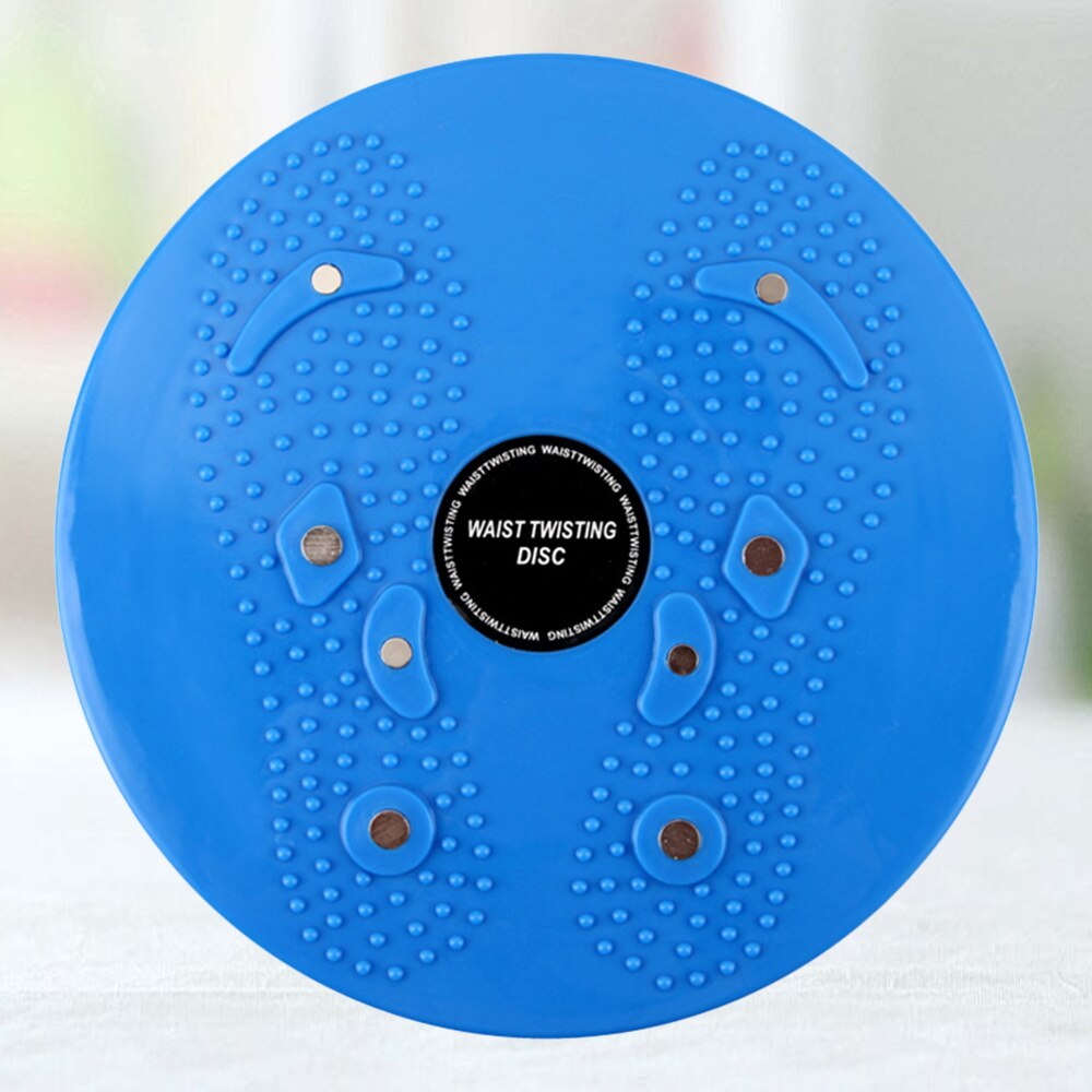 Twist Board Twisting Waist Disc Body Shaping Twisting Waist Machine Small Indoor Exercise Equipment Rotating Board (Blue): Blue