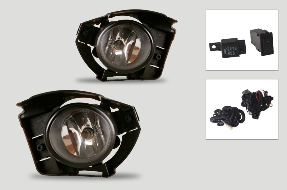 fallen für Nissan Juke Nebel Licht Halogen Nebel Lampe H11 12V 55W mit Verdrahtung Bausatz Kostenloser 2 PAAR