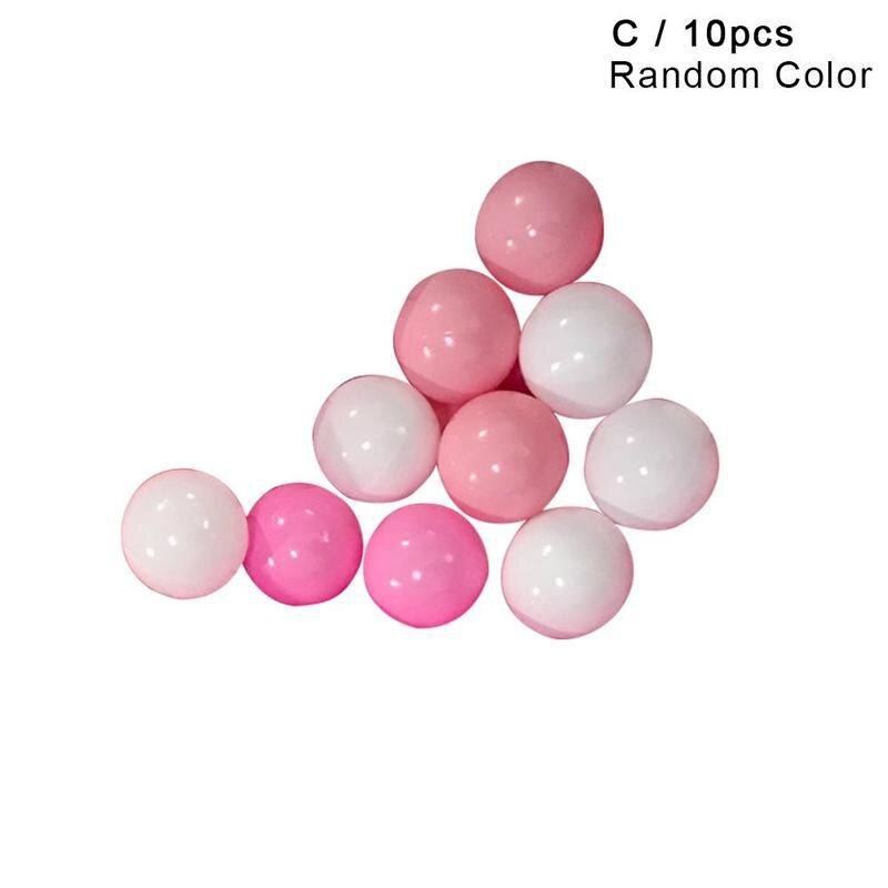 10pcs/lot Thickened Colorful Marine Ball Ocean Balls For Kids Swim Pit Toy Outdoor Fun Children's Playground Baby Ball Pool Toy: C