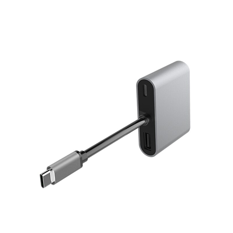 4 in 1 USB C HDMI di Tipo C a HDMI 4K Adattatore VGA USB3.0 Audio Video Converter PD 87W Veloce Caricabatteria per Macbook Pro Samsung S9 S10 (