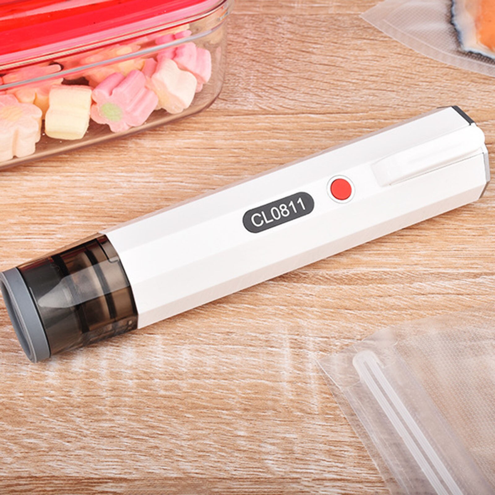 Handheld Vacuum Sealer Easy to Clean Portable Air Sealing Machine for Storage Sous Vide Cooking Food Saver Preservation