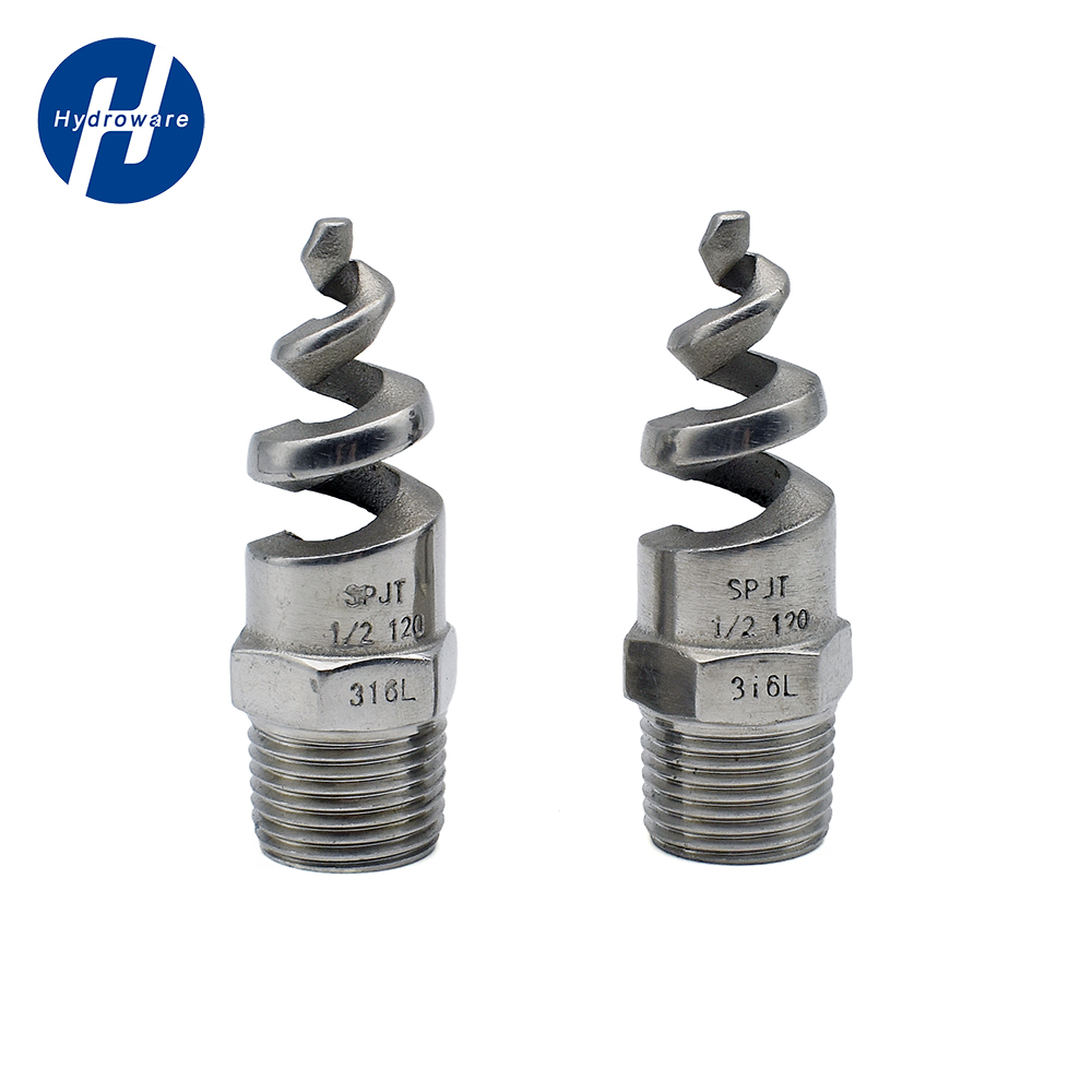 Bsp1/4 "3/4" 1 "2" Ss304/316 Roestvrijstalen Bd Draad Kegel Spiraal Jet Mondstuk Water Nevel Sprinkler Tuin Gazon Irrigatie Tool