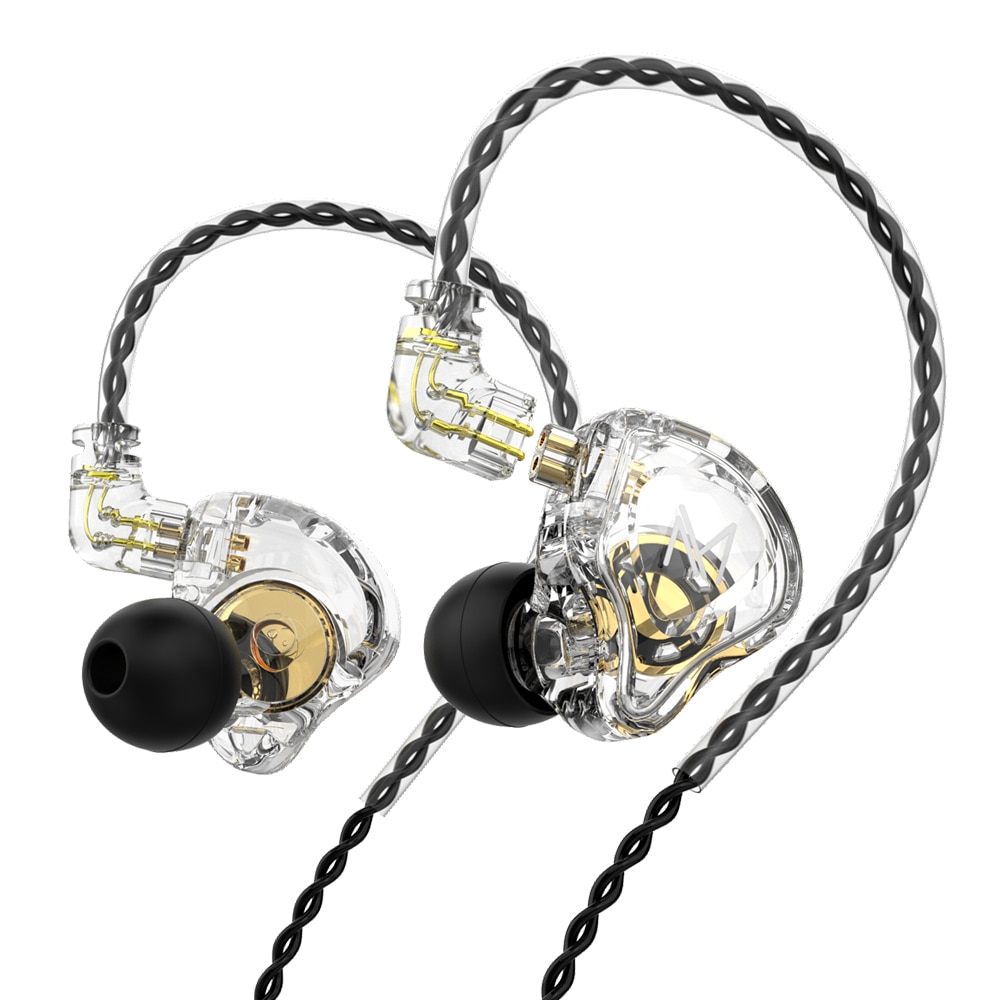 Newes trn  mt1 hifi in-ear-kopfhörer mit ohrhörern, dj-monitor-kopfhörer, dynamische sport-kopfhörer mit geräuschunterdrückung, iem-headset kz edx trn  ta1 m10 st1