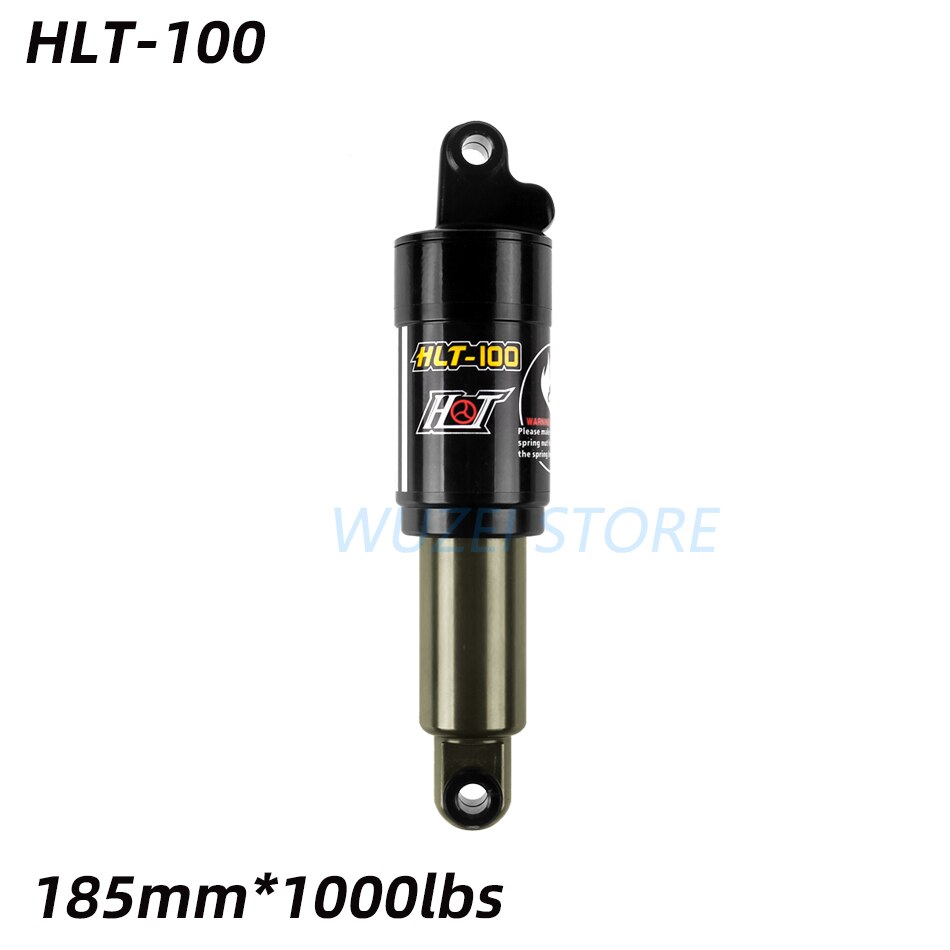 HTL-100-amortiguador trasero para bicicleta de montaña, 125/150/165/185mm, 185 libras, 850/1000
