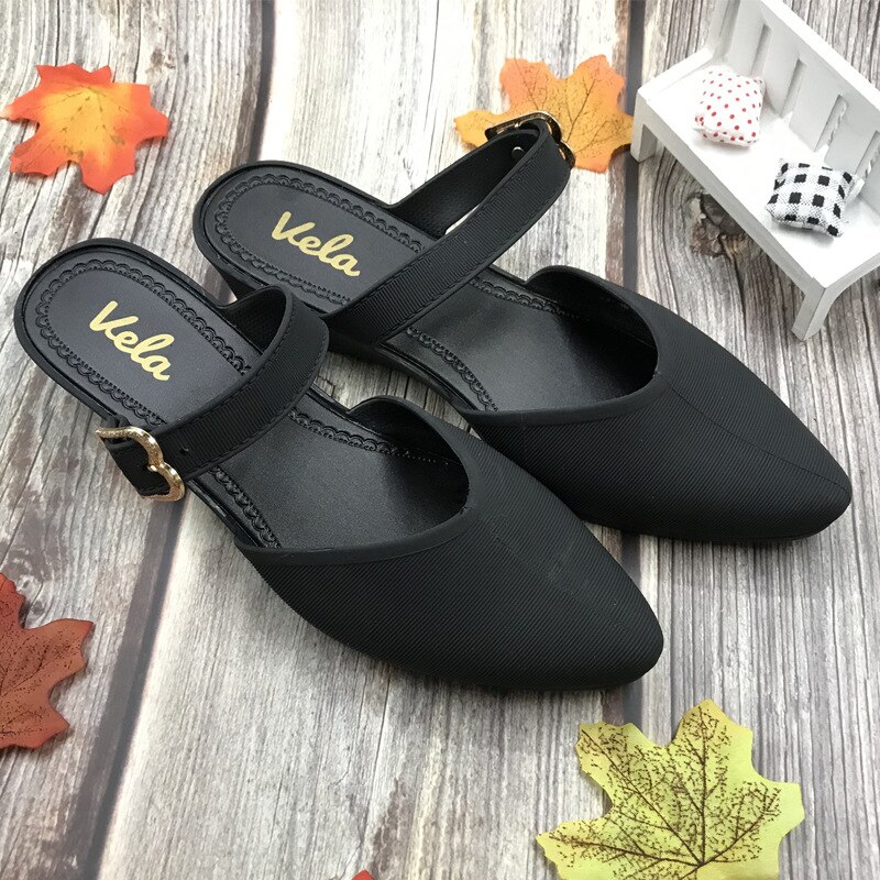 Swonco pvc plast sko sommer kvinner sandaler toe – Vicedeal