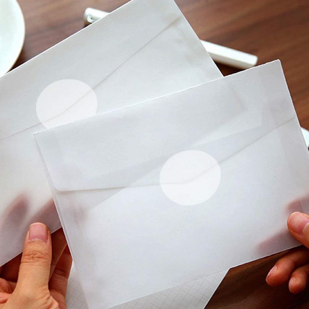 100Pcs White Paper Stickers Round Blank Handmade Sticker Adhesive DIY Labels Package Envelope Sealing Sticker Stationery