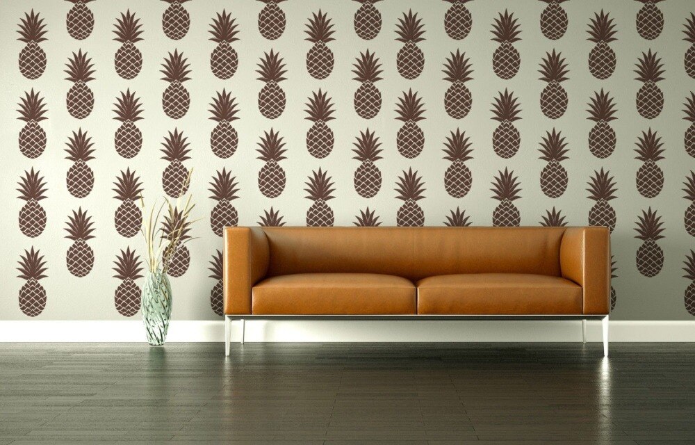 Pineapple Wall Decal Large 12 Pineapples Sticker H... – Grandado