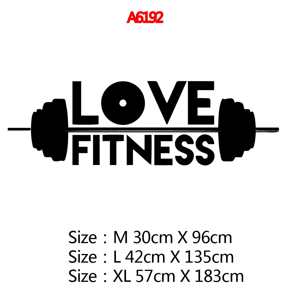 Autocollants muraux de salle de sport pour la famille, papier peint étanche, Art Mural, décoration pour la maison, pour la cuisine, le Restaurant: Style4 / Size M