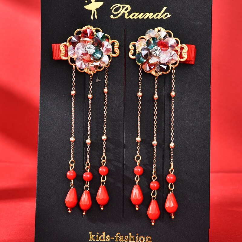 Pinces à cheveux en forme de boule de perles pour enfants, nouveauté pièces/ensemble, jolies Barrettes, accessoires pour le nouvel an, pour filles