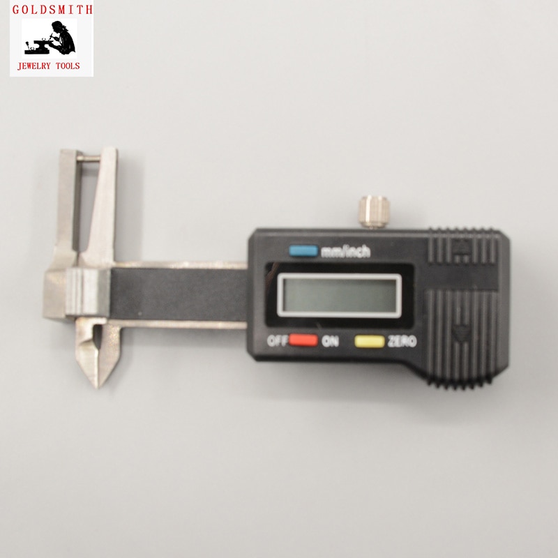 Calibrador de bolsillo Digital de 0-25mm con gema de diamante, calibrador digital de tres funciones Minitype, calibrador de grosor, herramienta de medición de espesor