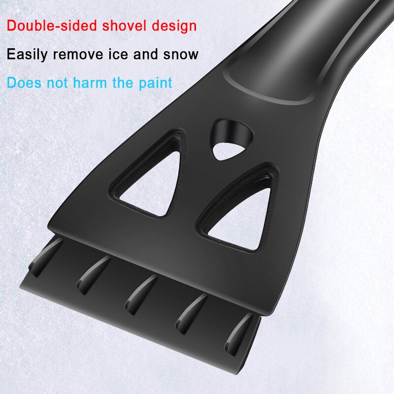 Car Snow Ice Scraper ABS Vehicle Anti-cracking Snow Brush Shovel Removal Brush Winter Tools 3 Colors Available