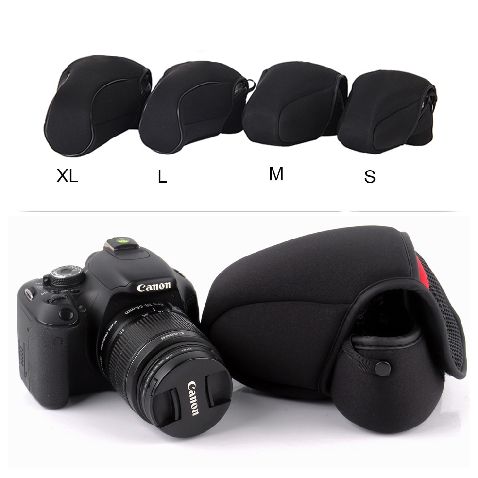 Verkoop DSLR Camera Tas Inner Soft Case voor Nikon Canon Camera Sony alpha Camera Soft Case Neopreen foto Rugzak