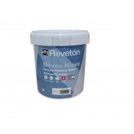 NOVEX NIEVE BLANCO MATE ANTIMOHO 4 LT