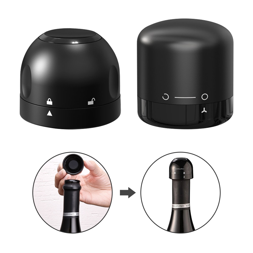 1/2/3 Pcs Vacuum Red Wine Bottle Cap Stopper Silicone Sealed Leak-proof Champagne Bottle Stopper Retain Fresh Wine Plug Bar Tool