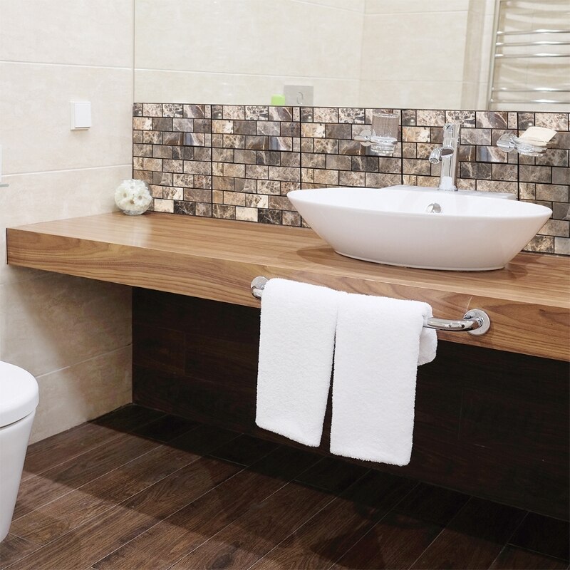 3D Wall Brick Sticker Waterproof Stone Art Wallpaper Self-Adhesive Brick Wallpap