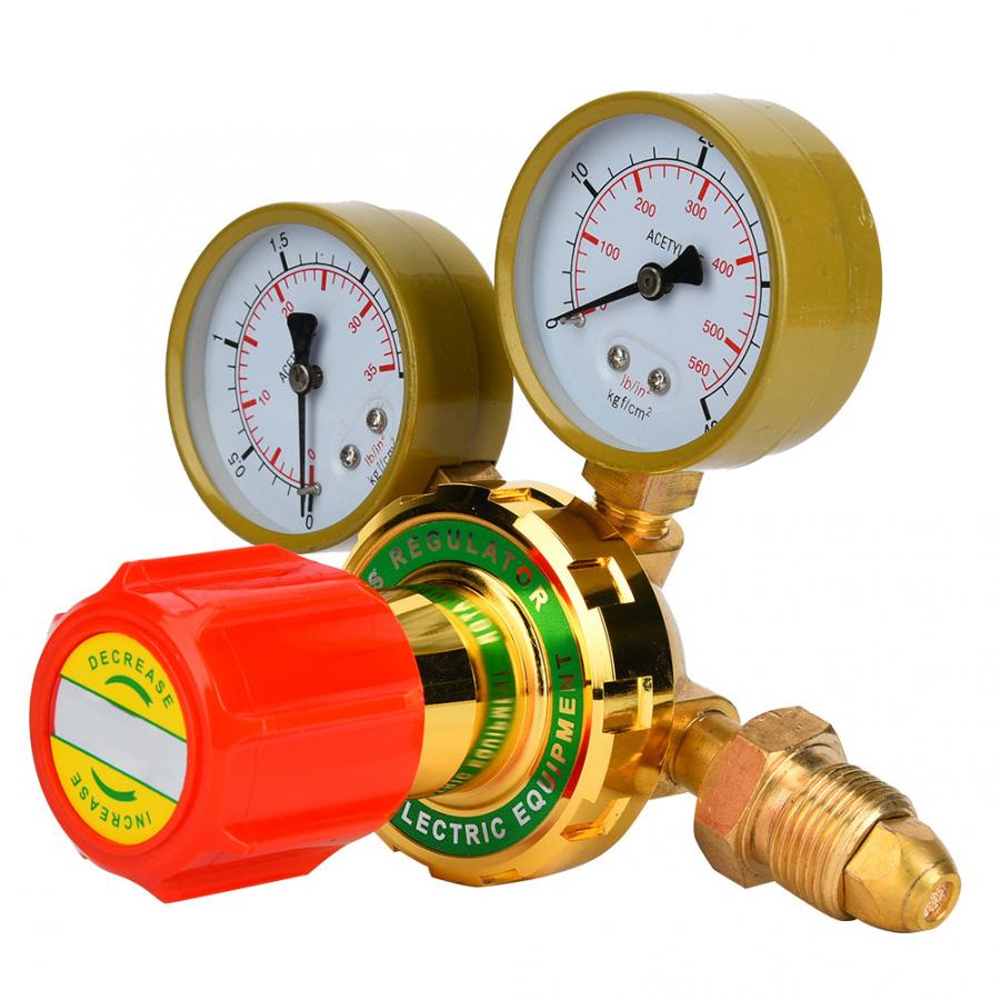 Gas Regulator G5/8 Pressure Regulator MIG TIG Welding Flow Meter Gauge Regulator WX-YQE-03 /60