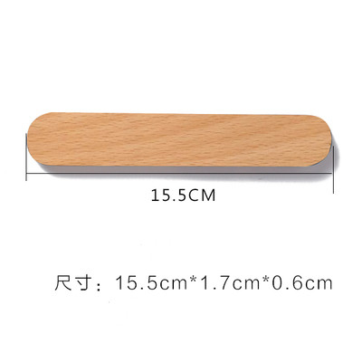Massivt tre magnetisk jern krok nøkkel oppbevaring magnet veggheng massivt tre krok tre veggdekorasjon magnetisk nøkkelholder: 5