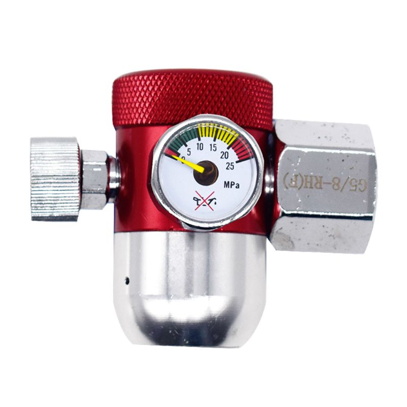 Anti-fald rustfrit stål energibesparende argon gas trykmåler reducer argon buesvejsemåler måler manometer bærbar