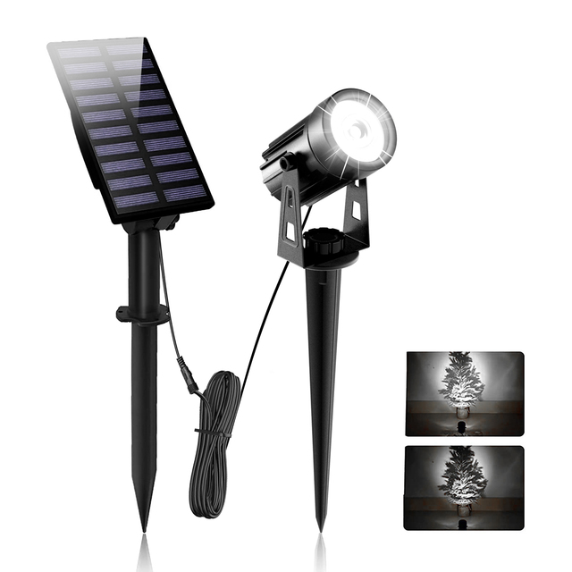 Luz LED Solar de T-SUNRISE para exteriores, iluminación alimentada por IP65, resistente al agua, lámparas de césped de jardín, focos RGB, blanco cálido/frío: Rosa