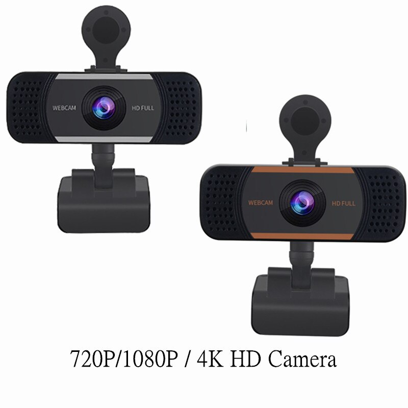 HD 1080P/4K USB Webcam Free Drive Web Camera With Microphone AF Autofocus Camera For Computer Live Online Teaching