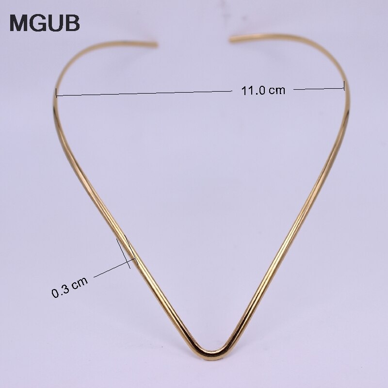 Collar de joyería de acero inoxidable 316L, cuello en V, ancho de 3mm/4mm, color dorado, talla ajustable, ropa Popular para mujer LH542