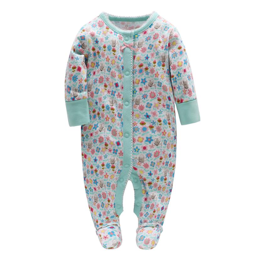 0-3m tøj til nyfødte babyfodbolde babykostumer jumpsuit pandebånd blonder bomuld baby drenge pige tøj ét stykke bebe roupa