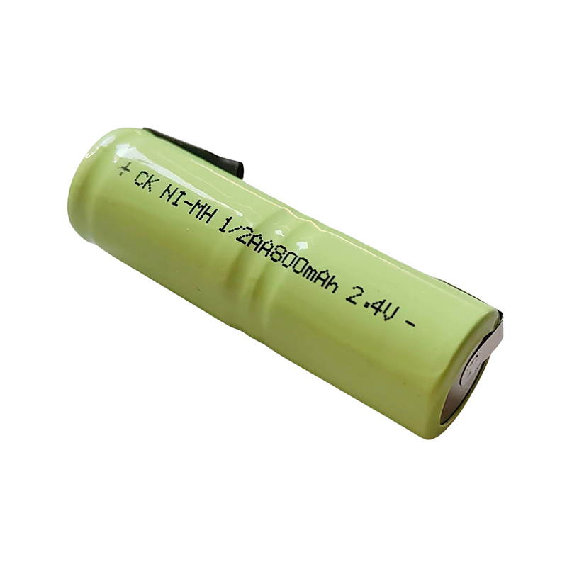 Nowy akumulator 1/2AA 800mAh 2.4V NI-MH 1/2 AA z zakładkami spawalniczymi do golarki HK688 HK288 FS326 Golarka Brzytwa Szczoteczka do zębów DIY
