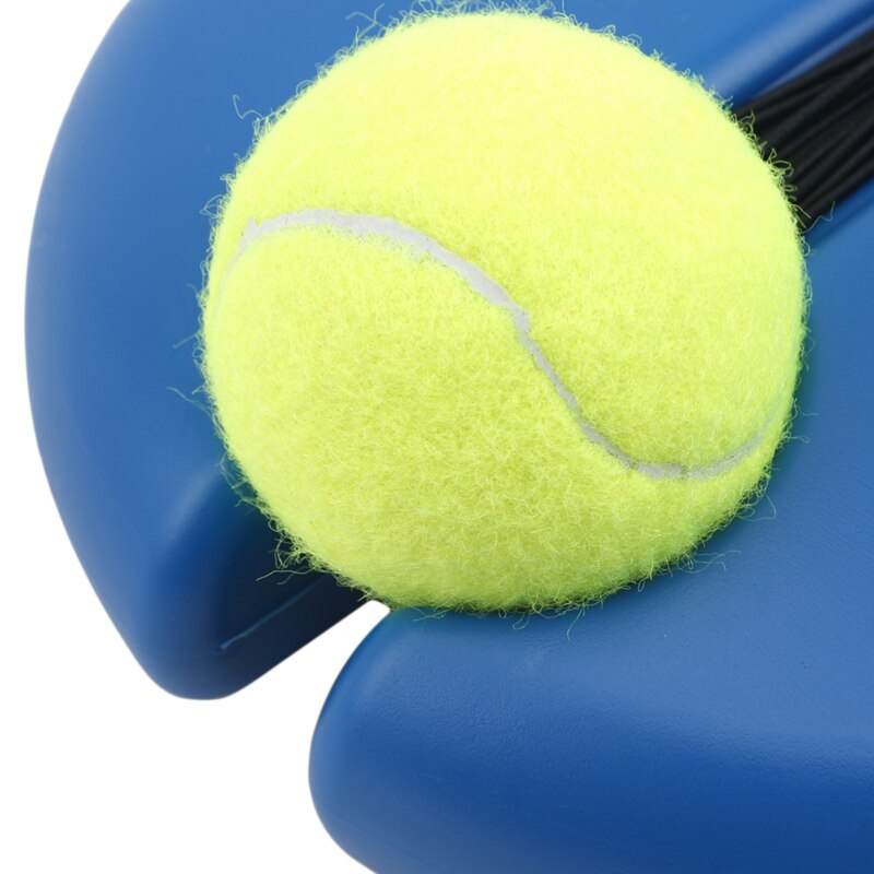 Herramienta de entrenamiento de tenis pesado, pelota de tenis de ejercicio, Tutorial de deportes, pelota de rebote con dispositivo de entrenamiento de tenis: A Blue