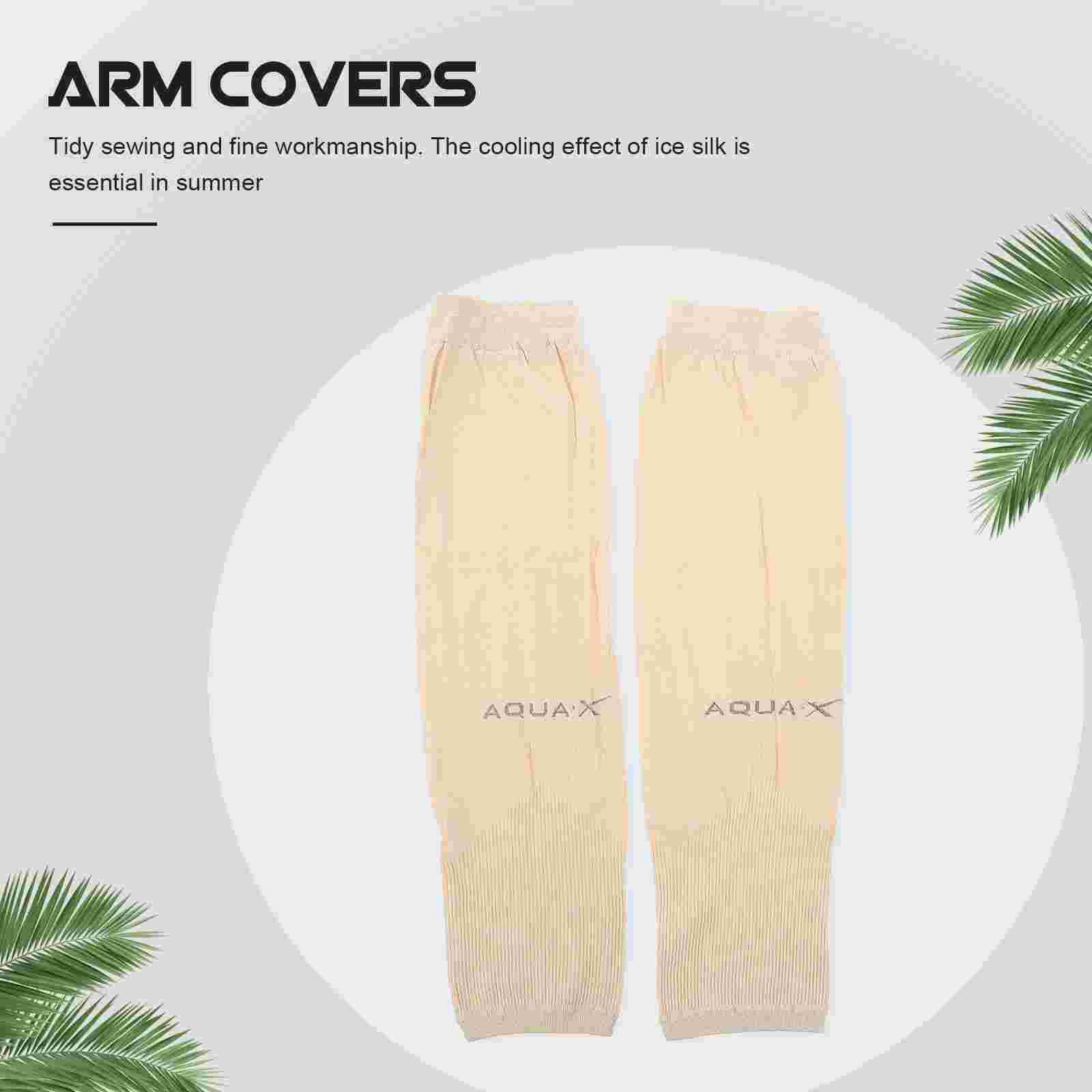 1 Pair Practical Arm Guard Sun Protection Arms Protectors Protective Breathable Arm Cover
