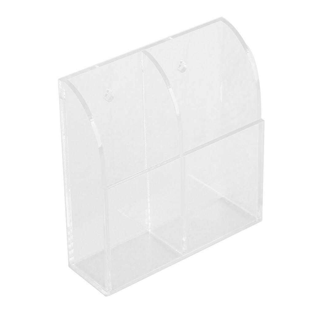Wall Mount Acrylic Air Condition Remote Controller Box Container Storage Organiser Hotel Case Office controller box Home: no2