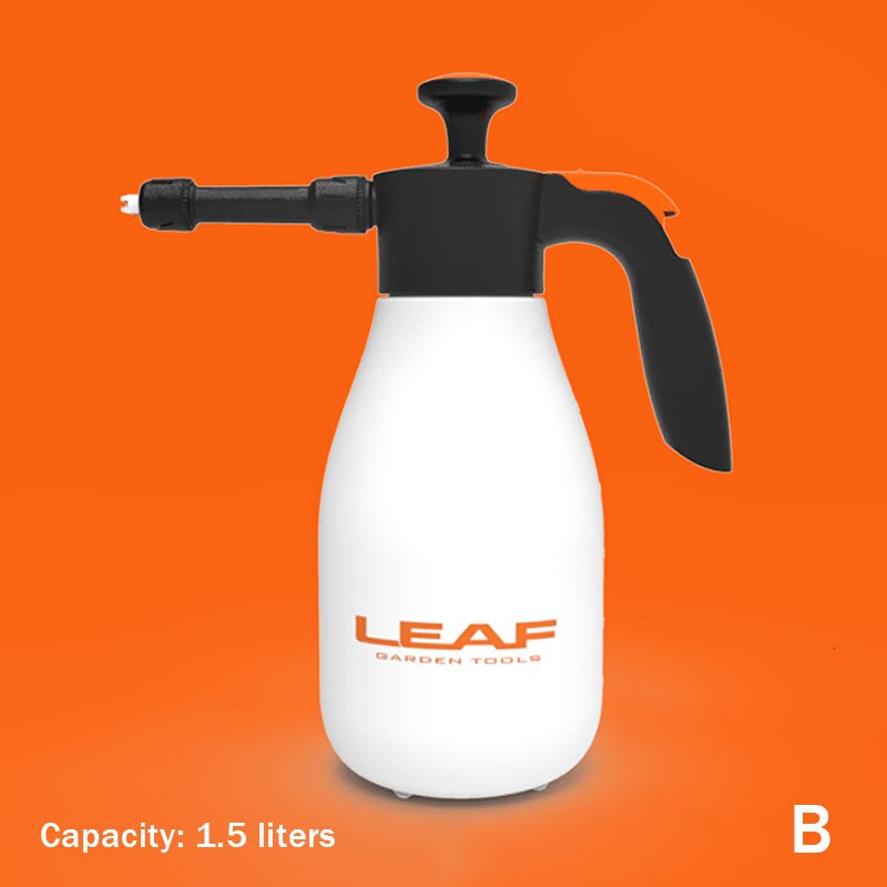 2L Plastic Foam Watering Can Pressure Type Small-scale Sprayer Car Cleaning High Pressure Watering Can Window Cleaning Tool: B