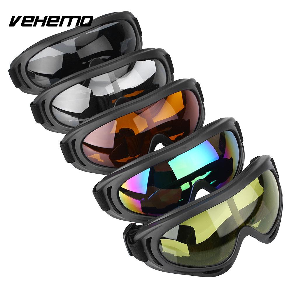 Vehemo Motorcycle Bike Road Volwassen Wind Proof Goggles Bril Eyewear Clear Zonnebril